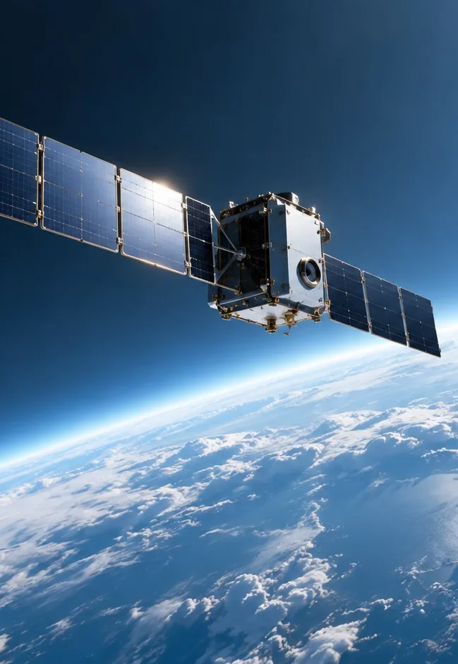 Satellite in Earth orbit